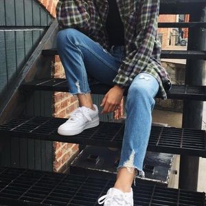 Hollister vintage stretch ultra high rise mom jean